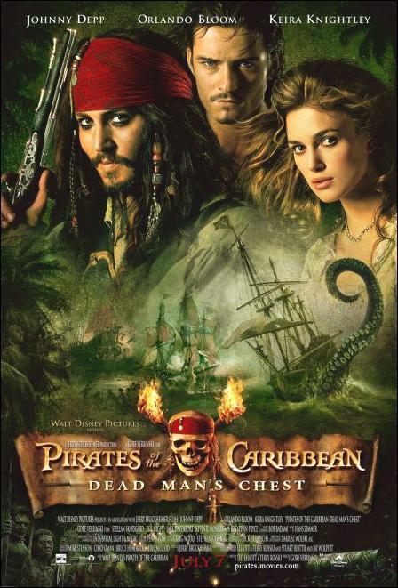 Película Piratas del Caribe: el cofre del hombre muerto